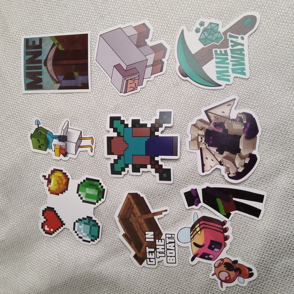 Other | Minecraft Video Game Stickers Bundle 3 | Poshmark